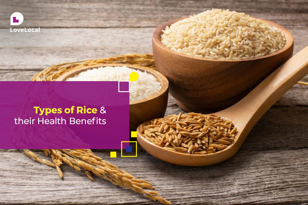 Types of Rices & their health benefits