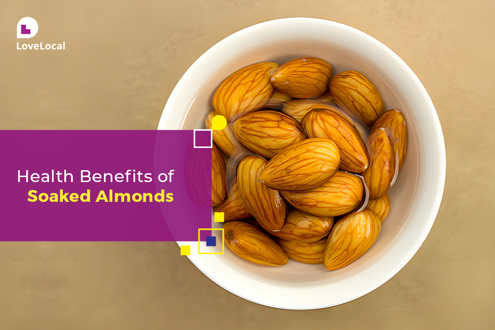 Benefits of soaked almonds