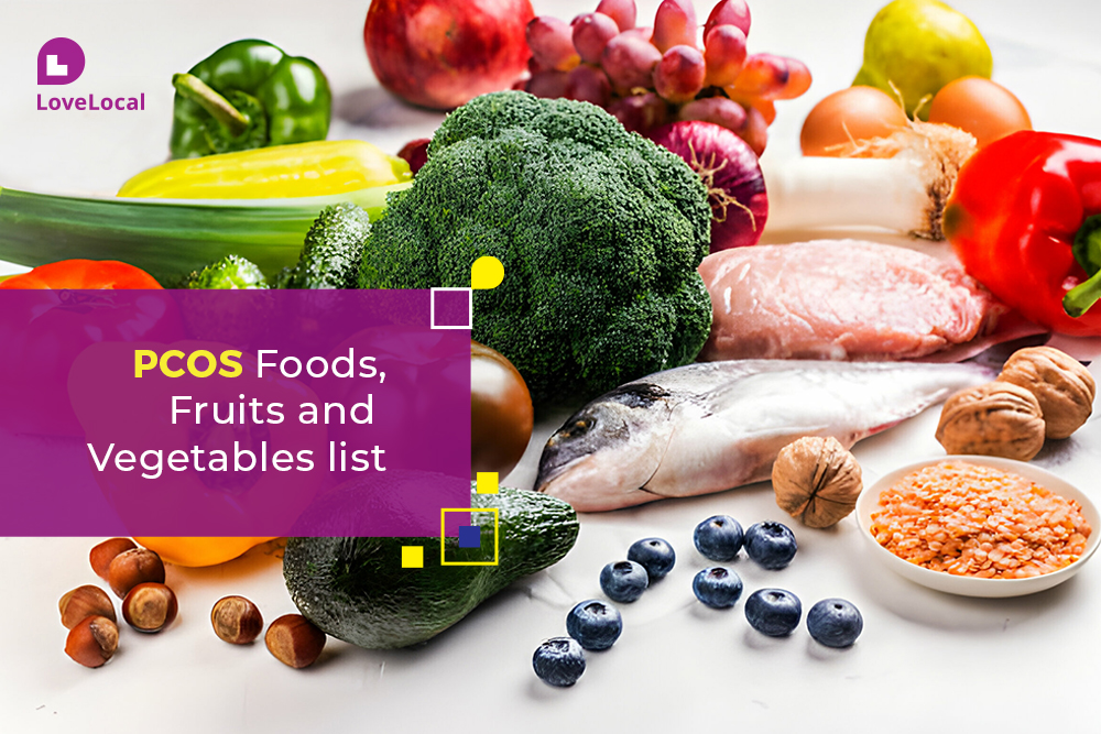 PCOS foods,fruits & vegetables list